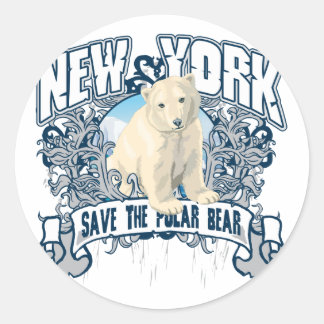 Adesivo Polar Bear New York
