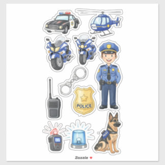 Adesivo 👮♂️ Police Officer K9 Dog Patrol Vinyl Sticker