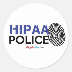 Adesivo Polícia de HIPAA