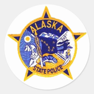 Adesivo Polícia do estado - Alaska