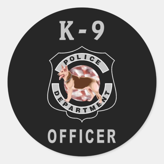 Adesivo Polícia do K9 (Frente)