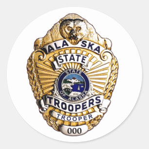 Adesivo Polícia estadual de Alaska