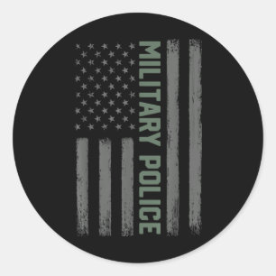 Adesivo Polícia Militar Camisa Bandeira Americana _ Orgulh