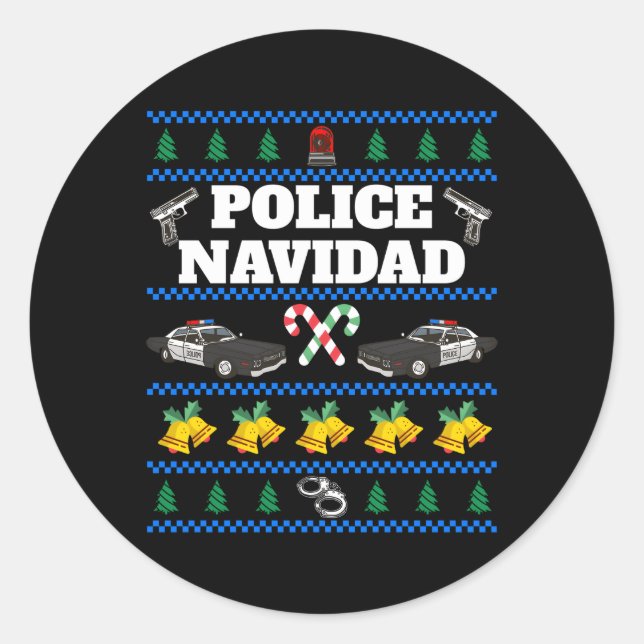 Adesivo Polícia Navidad Fegly (Frente)