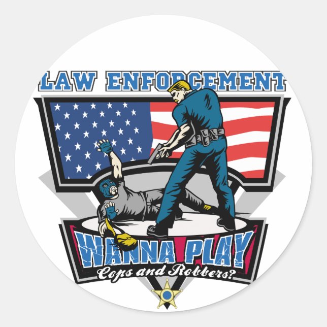 Adesivo Policiais e Ladrões (Frente)