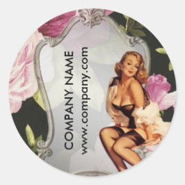 Adesivo Policial Cosmetólogo do Pin Up Girl