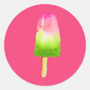 Adesivo Polinês de pop de Arte de Framboesa Verão