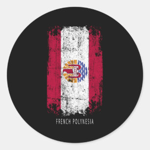 Adesivo Polinésia Francesa — Bandeira do País