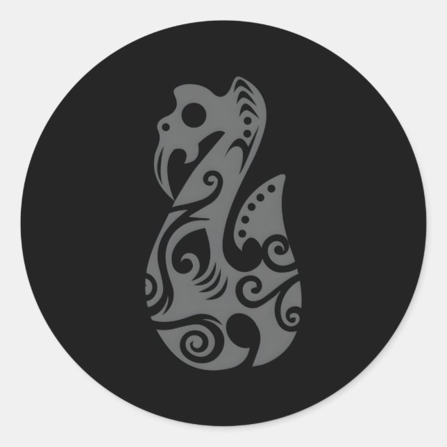 Adesivo Polinésia Maori Aia Tatuagem Tribal Espiritual Nov (Frente)