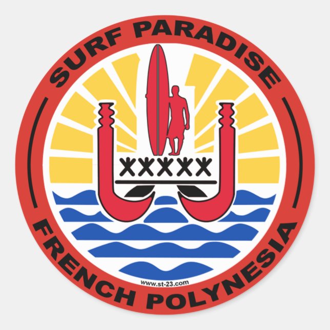 Adesivo Polinesia Sticker (Frente)