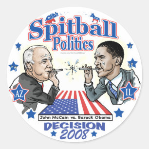 Adesivo Política 2008 do Spitball