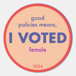 Adesivo Políticas que votei Folha do Sticker