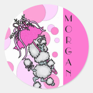 Adesivo Polk-a-dots N Poodles - Personalizável