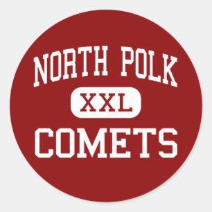 Adesivo Polk norte - cometas - segundo grau - Alleman Iowa