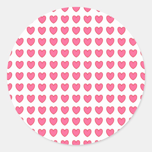 Adesivo Polka Hearts Sticker (Frente)