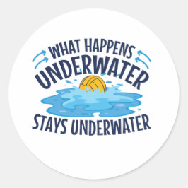 Adesivo Polo Aquático O Que Acontece Submarino