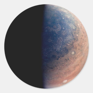 Adesivo Polo Norte da imagem de Júpiter de Juno