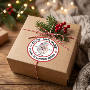 Adesivo Pólo Norte Entrega do Papai Noel Natal Personaliza