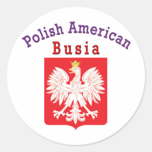 Adesivo Polonês Americano Busia