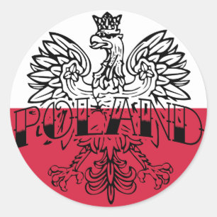Adesivo Polônia Ink Eagle Sticker