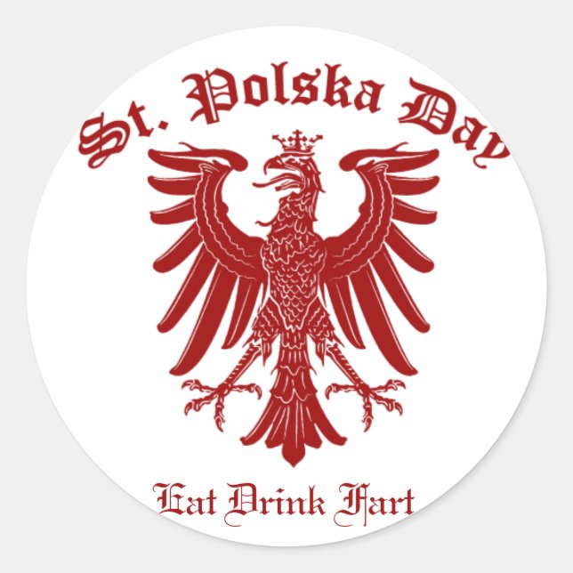 Adesivo Polska Day Sticker (Frente)