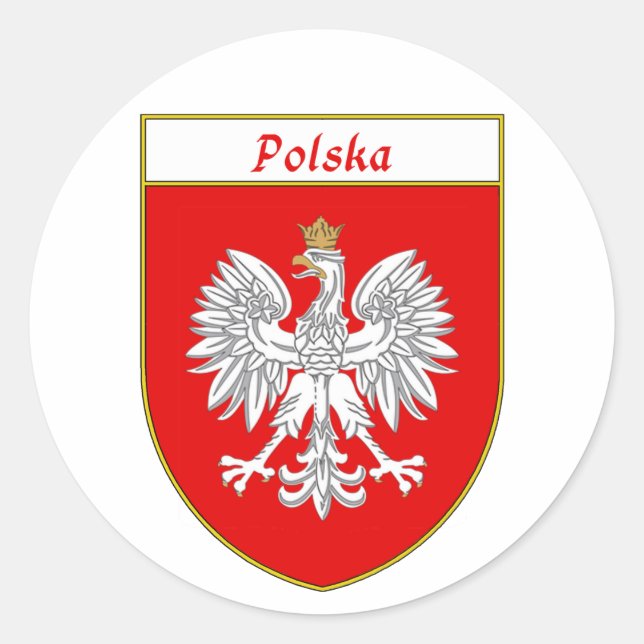 Adesivo Polska Eagle Shield (Frente)