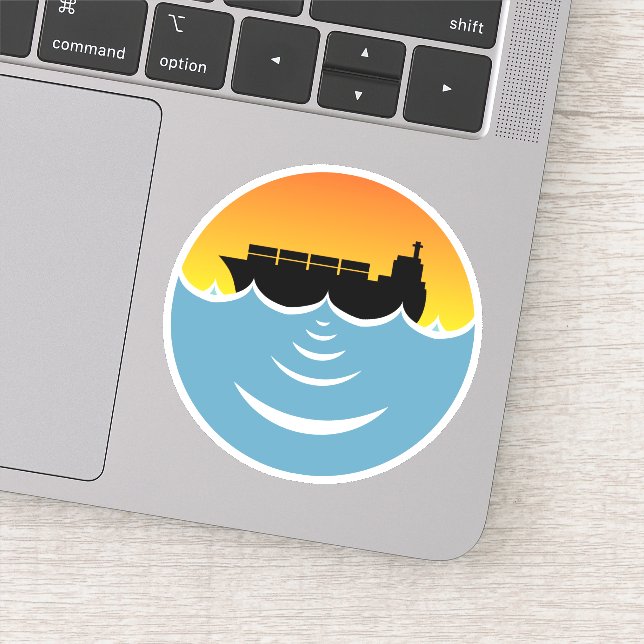 Adesivo poluição sonora dos oceanos (Detalhe)