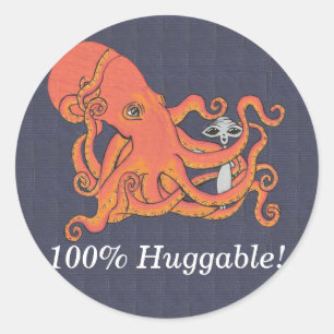 Adesivo Polvo e amigo estrangeiro 100% Huggable