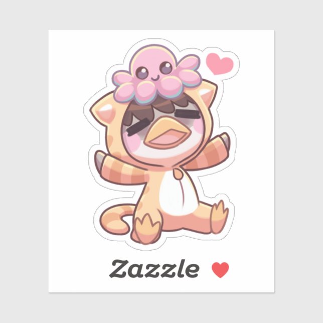 Adesivo Polvo feliz - Sticker (Folha)