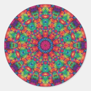 Adesivo Polychrome Maze Mandala