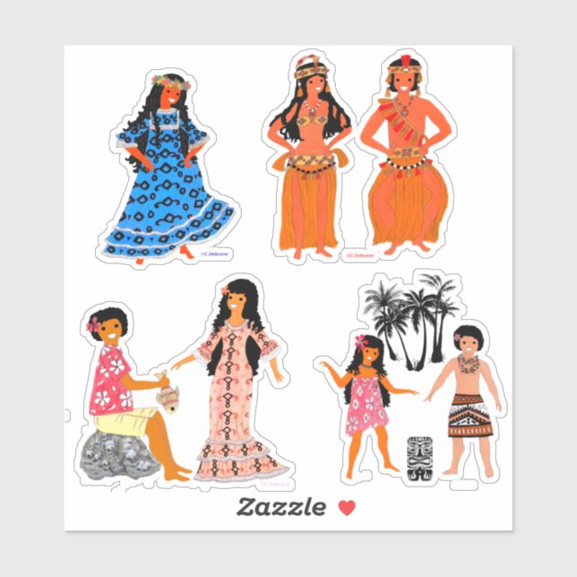 Adesivo Polynésie française (Folha)