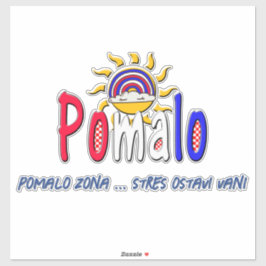 Adesivo Pomalo – Croatian Relaxation with Sun & Rainbow