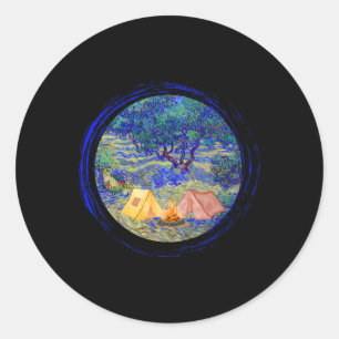 Adesivo Pomar de oliveiras de Vincent Van Gogh' Gráfico de