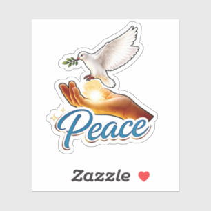 Adesivo Pomba da Paz