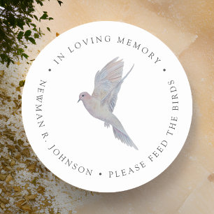 Adesivo Pombadominga Funeral Memorial Aquarela