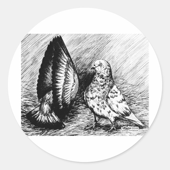 Adesivo Pombos do cilindro de salor (Frente)