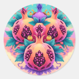 Adesivo Pomegranato Colorido