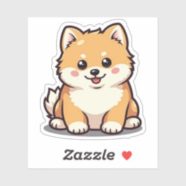 Adesivo Pomerânia charmosa, Cuteness Kawaii bucal, pequena
