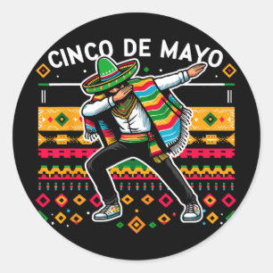 Adesivo Poncho Mexicano Dabbing Cinco De Mayo Festa 4