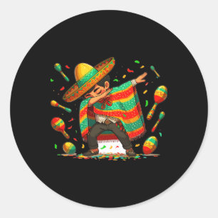 Adesivo Poncho Mexicano Dabbing Cinco De Mayo Meninos Home