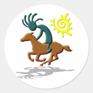 Adesivo Pônei de Kokopelli
