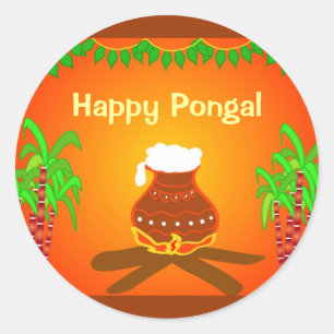 Adesivo Pongal - festival indiano sul
