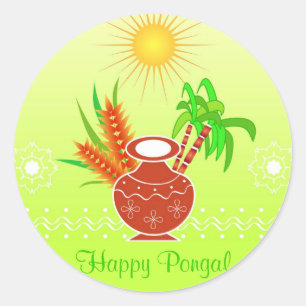 Adesivo Pongal - festival indiano sul