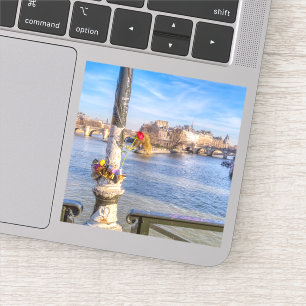 Adesivo Pont des Arts on Dia de os namorados - Paris