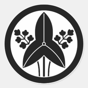 Adesivo Ponta de seta de pé em círculo