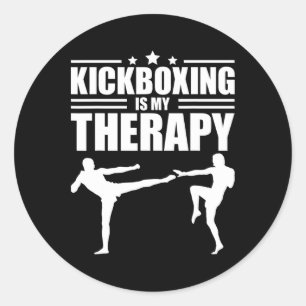 Adesivo Pontapé Inicial de Kickboxing Legal Para Homens Mu