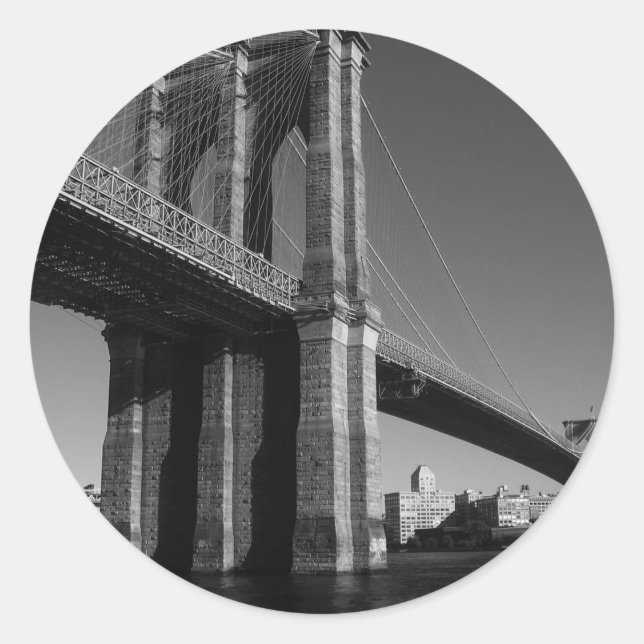 Adesivo Ponte Black & White Brooklyn (Frente)