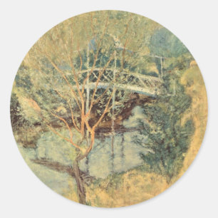 Adesivo Ponte Branca de Twachtman, Impressionismo Antigo