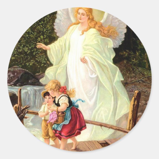 Adesivo Ponte Clássica das Crianças Anjo da Guarda Lindber (Frente)