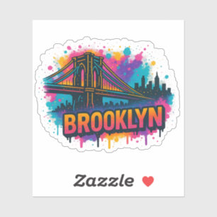 Adesivo Ponte de Brooklyn Graffiti Pop Art – Urbano Colori